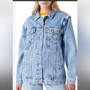 Wrangler Zip off sleeves Denim Jacket.  NWT thumbnail 15