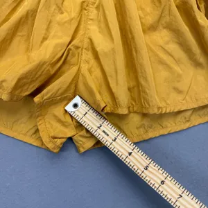 FP Movement‎ The Way Home Shorts Mustard Yellow High Waist Smocked Size M thumbnail 5