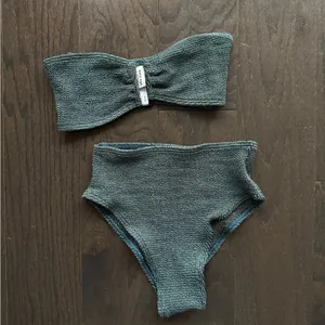 BOND EYE Blake Bikini Set in Bottle Green Lurex Size M thumbnail 5