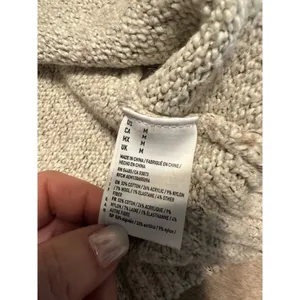 American Eagle Cropped Mock Turtleneck Sweater Women's Size Medium Neutral thumbnail 5