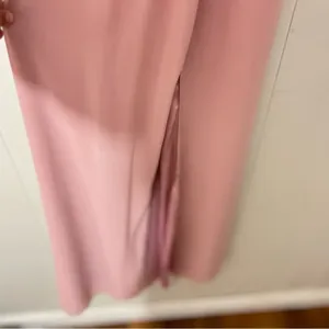 BHLDN Macro Maxi Dress Blush Pink Halter Bridesmaid Gown Size M thumbnail 6
