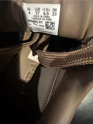 Fenty Beauty Kids Suede Sneakers in Taupe Brown thumbnail 6