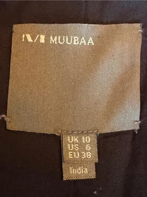 Muubaa Women's Gray-to-Coral Ombre Calf Skin Leather Moto Jacket US 6 thumbnail 9