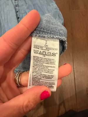 GAP Chambray Blue Denim Maxi Button-Front Dress Size Small - C11-734 thumbnail 6