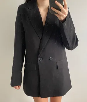 Amazon Black Oversized Blazer thumbnail 1