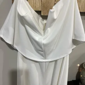 Lulu's White Sleeveless pantsuit thumbnail 2