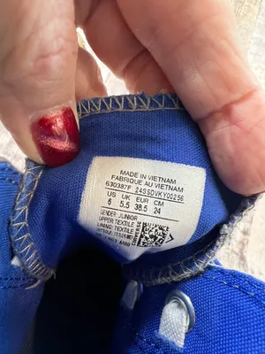 All Stars 630387F Blue Grey Peel Back Sneakers Shoe Size 6 Juniors thumbnail 11