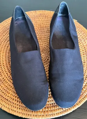 Munro American Womens Fabric Leather Slip On Loafers Comfort Shoes Round Toe 14m thumbnail 1
