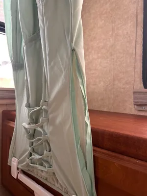 Green Asymmetrical Waist with Neck Scarf thumbnail 7