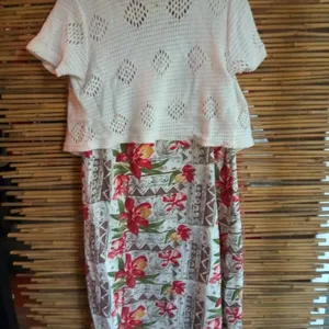 Zoey & Beth M Boho Crocheted Crop Jacket Dress thumbnail 3
