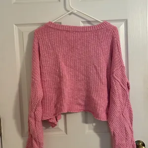 Altar’d State Cropped Pink Sweater thumbnail 4