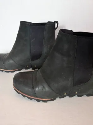 Sorel Lea Wedge Waterproof Chelsea Boot - 8.5 - Black thumbnail 7