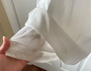White strapless dress with slip underneath thumbnail 3