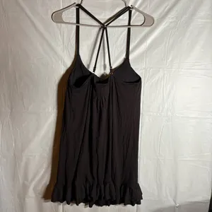 Victoria’s Secret‎ Black Dress Womens Medium Padded Strappy Short Beach Flirty thumbnail 2
