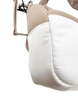 NWT Steve Madden Move Utility Crossbody Bag Cream and Tan With FLAWS thumbnail 13