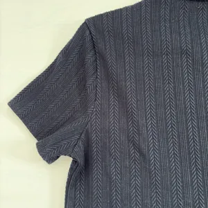 Atelier womens Blue Short Sleeve White Button Up‎ Sweater Preppy Work Casual XL thumbnail 5