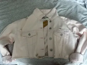 Pink Jean jacket thumbnail 1