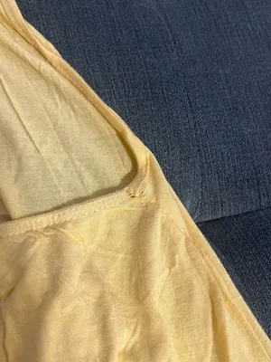 Y2K mock neck halter yellow top Size XS thumbnail 12