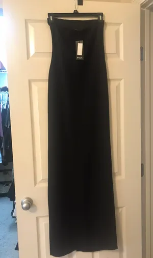 Nasty Gal Black Maxi Dress Size 4 thumbnail 3