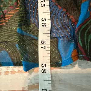Anthropologie x Farm Rio Puff Sleeve Maxi Dress Size Small thumbnail 11
