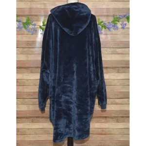 The Comfy Original Quarter-Zip Wearable Blanket Navy Blue One Size SO Soft Cozy thumbnail 8
