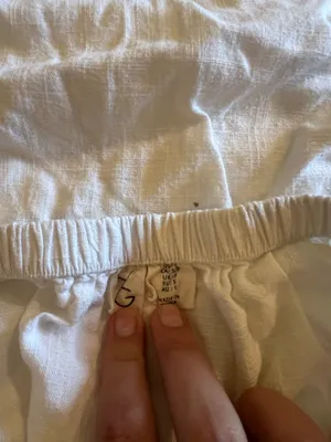 Long While Skirt with Slit thumbnail 3