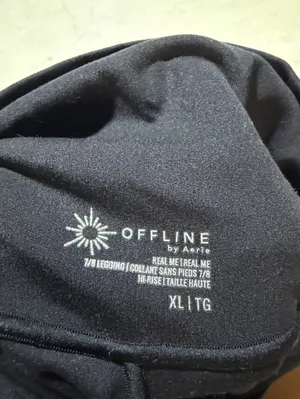 Aerie offline real me 7/8 legging Black High-Waist XL thumbnail 5