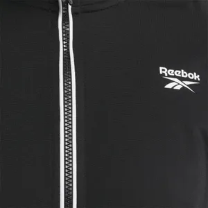 NWT Reebok Womens Banded Track Jacket IT5643 Black / White S thumbnail 5
