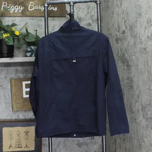 Mackintosh New England Double Closure Parka Anorak Jacket Coat Navy Blue L thumbnail 2