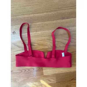 Intimately Free People Red V-Wire Bralette Adjustable Straps Size Small thumbnail 3