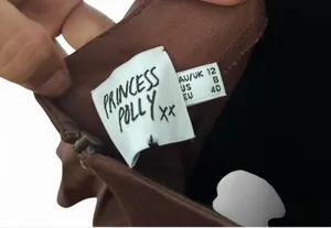 Princes & Fox Princess Polly brown dress size 8 thumbnail 6