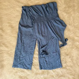 Cupshe Woven Shoulder Tie Wide Leg Jumpsuit Size XL thumbnail 5
