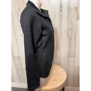 Columbia Sportswear Black Button-Up Fleece Jacket Women’s XS thumbnail 6