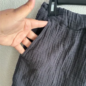 Madewell High Waist Womens Gray Gauze Cotton Comfy Shorts M thumbnail 6