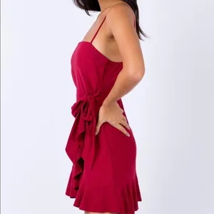 Princess Polly Caedere Mini Dress in Maroon Size 2 New with tag thumbnail 4