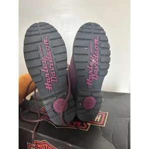 Harley-Davidson Akers Burgundy Leather Hiking‎ Boots D84550 Womens Size 5 Boxed thumbnail 9