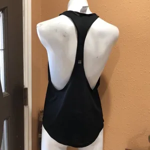 Victoria’s Secret black razor back tank top thumbnail 3