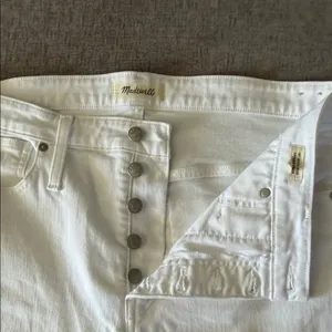 Madewell women’s white high skinny stretch denim Jeans‎ size 16/33 thumbnail 5