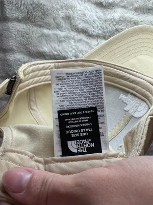 The North Face Beige Baseball Cap with White Logo thumbnail 4