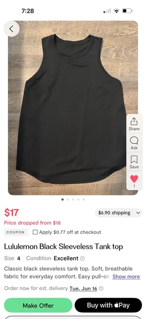 Lululemon Black Quarter-Zip Pullover Jacket - Women thumbnail 8