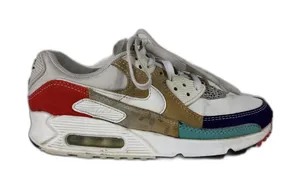 Nike Air Max 90 SE Safari Mix White Curry DH5075-100 Women's 7 Streetwear thumbnail 1