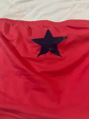Star Crop Top Red thumbnail 2