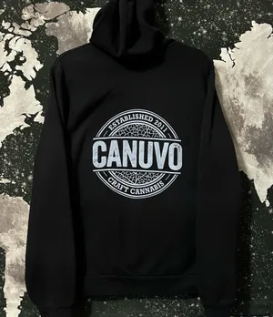 Canuvo Canvas Nature Leaf Plant Hoodie thumbnail 4