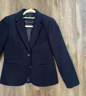 Tommy Hilfiger Navy Blue Velvet Blazer thumbnail 2