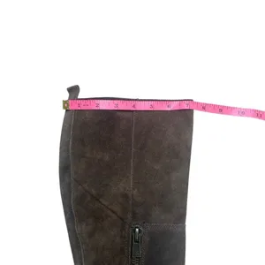 Nine West Knee High Brown Suede Almond Toe Boots size 7 nwolette thumbnail 8