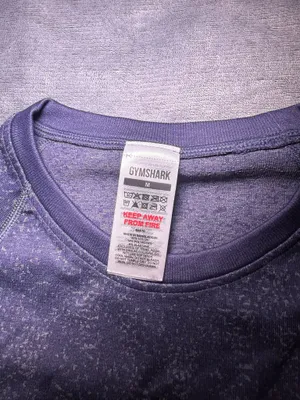Gymshark Purple Adapt Fleck Seamless Long Sleeve Crop Top thumbnail 4