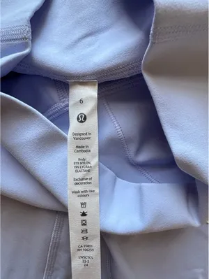 Lululemon Align High Rise 25” Pastel Blue Size 6 NWT thumbnail 5