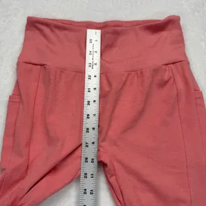 Gymshark Joggers Snap Button Detail High Waist Athletic Leggings‎ Size L thumbnail 3