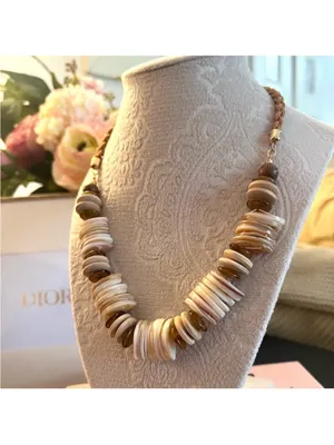 NWOT Free People Isabella Bohemian Natural Wood Necklace thumbnail 6