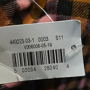 FINAL MARKDOWN Ladies' NWT Old Navy Flannel Top (L) thumbnail 5
